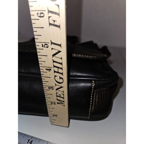 Wilsons Leather Shoulder Crossbody Brown Small Messenger Saddle Bag Travel Work - Picture 10 of 11